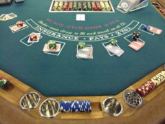 poker tournament set up